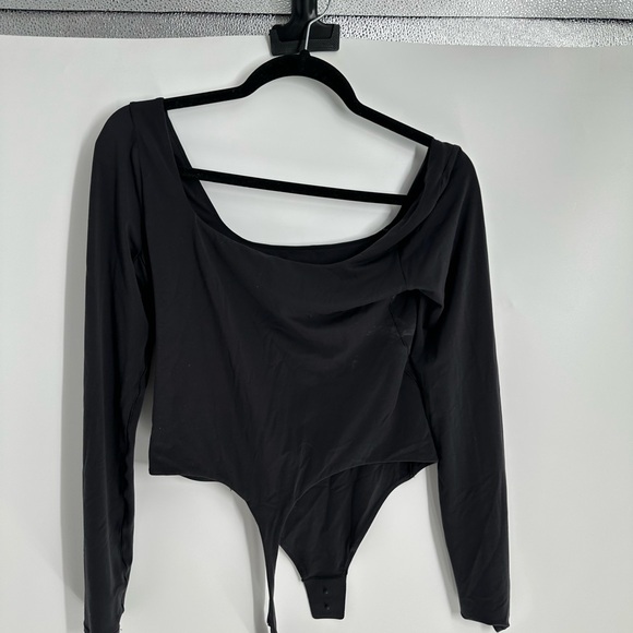 Wundermost ultra soft nulu square neck long sleeve body suit - Picture 2 of 7